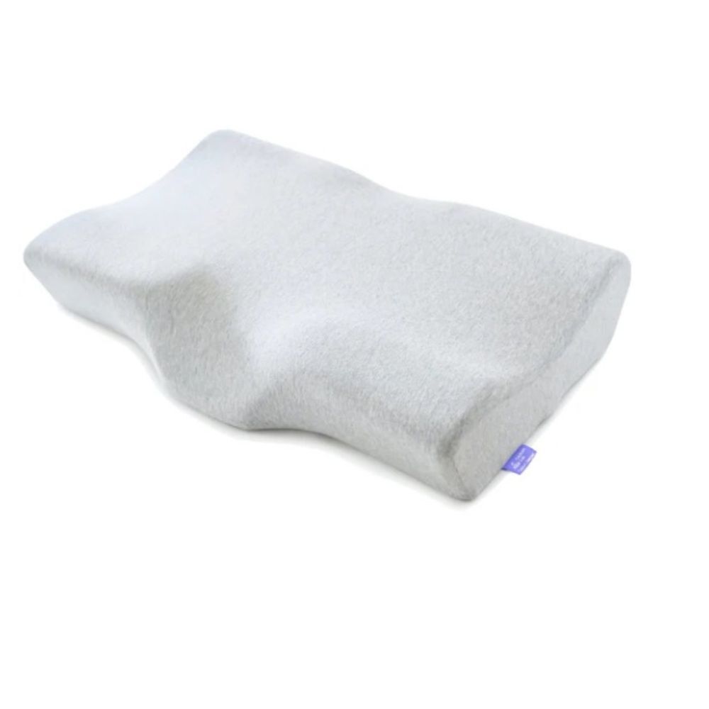 Cushion Lab Neck Relief Ergonomic Cervical Pillow, Grey, NWT display item